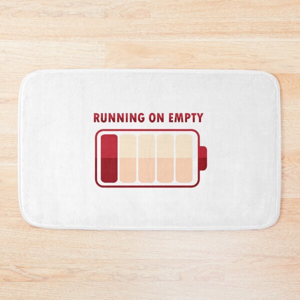 Item preview, Running on Empty (Red Edition) designed and sold by SarcasticWords.