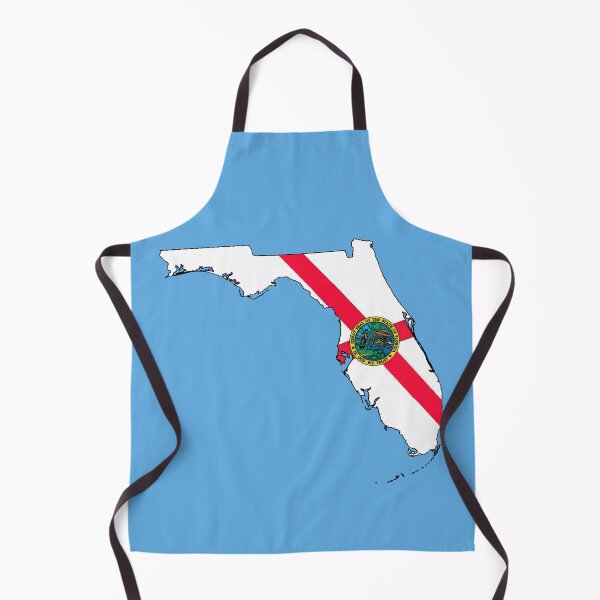 Item preview, Florida Map with Florida State Flag designed and sold by Havocgirl.
