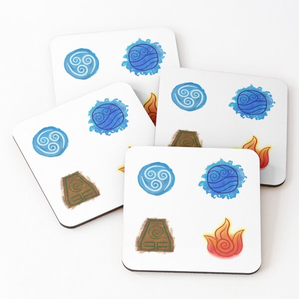 Item preview, Avatar Elements Sticker Pack designed and sold by KittenCabDoodle.