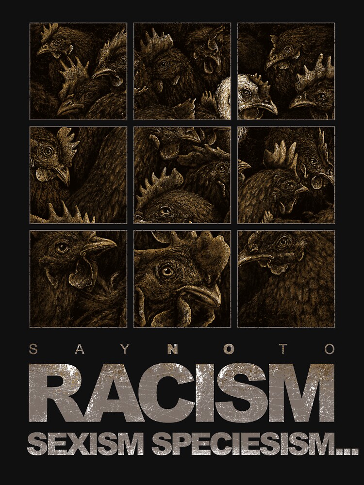 Thumbnail 7 von 7, Funktionsshirt, SAY NO TO RACISM, SEXISM, SPECIESISM… – Für die Befreiung von Mensch & Tier - go vegan designt und verkauft von RolandStraller.