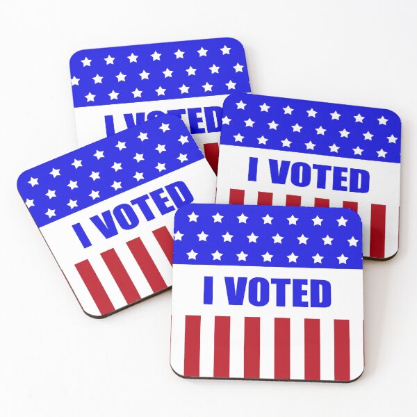 Item preview, I Voted Stickers   designed and sold by MA DESIGNS.