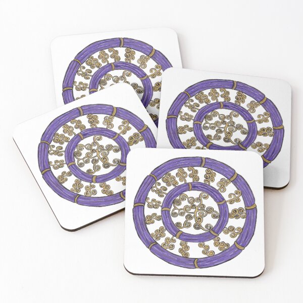 Item preview, Gold and Purple Swirls designed and sold by KStevensonart.