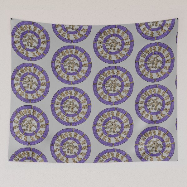 Item preview, Gold and Purple Swirls designed and sold by KStevensonart.