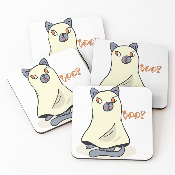 Item preview, Cat ghost Halloween designed and sold by kajornjakkawan.