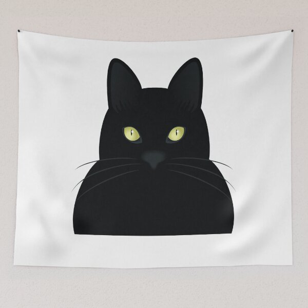 Aperçu de l'œuvre vintage black cat créée et vendue par virilamissa.