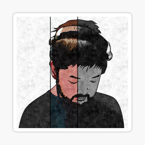 Nujabes Plain (Split) Sticker