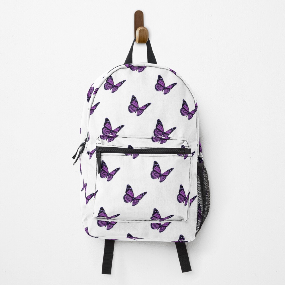 purple butterfly backpack