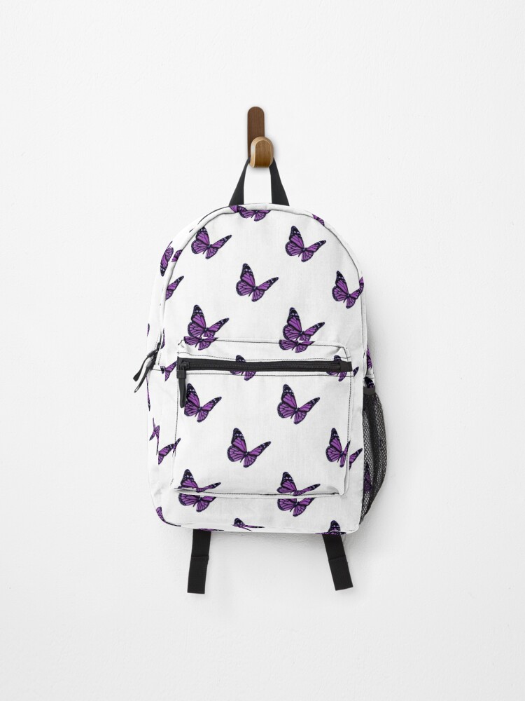 purple butterfly backpack