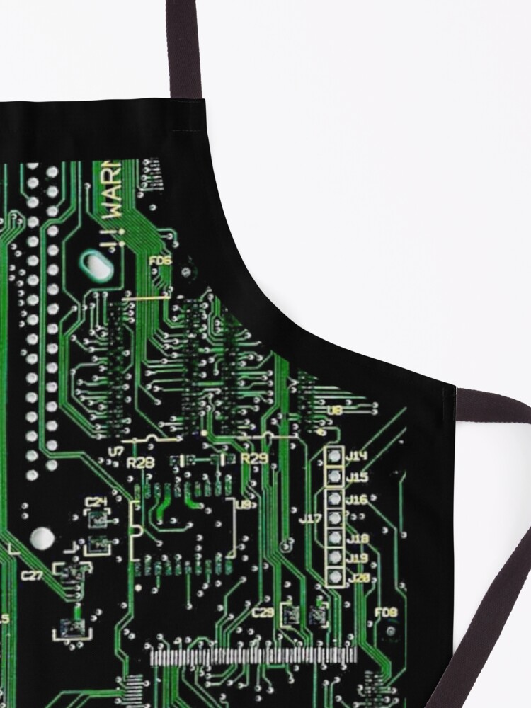 Alternate view of Circuit Board Green Apron