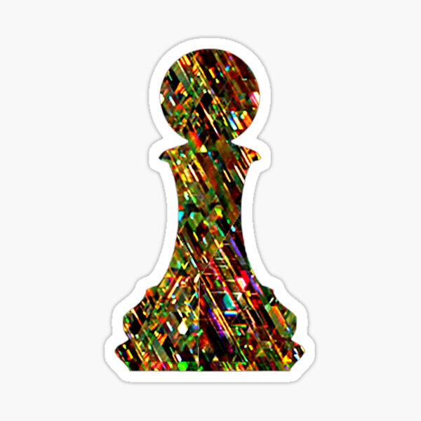 Chess Piece - The Pion 2 Sticker