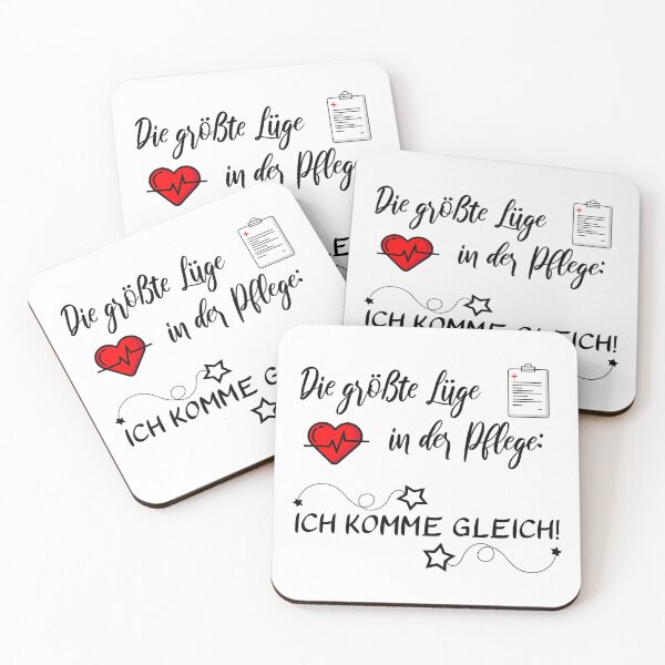 Artikelvorschau, Die größte Lüge in der Pflege: Ich komme gleich! entworfen und verkauft von Shirtrick.