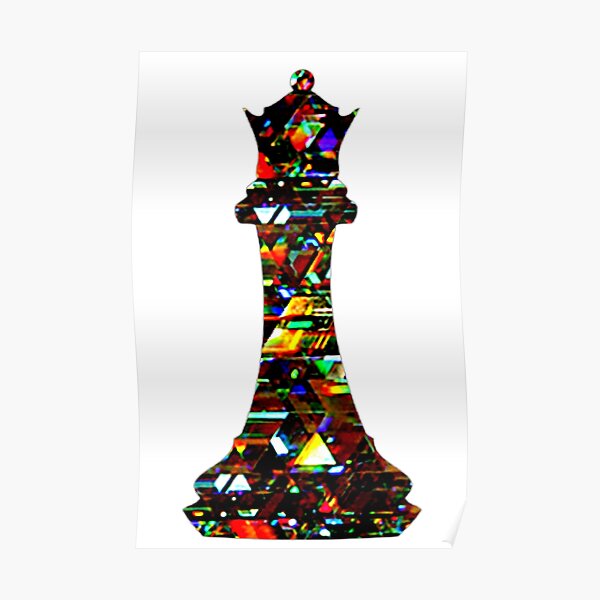 Chess Piece - The Queen 3 Poster