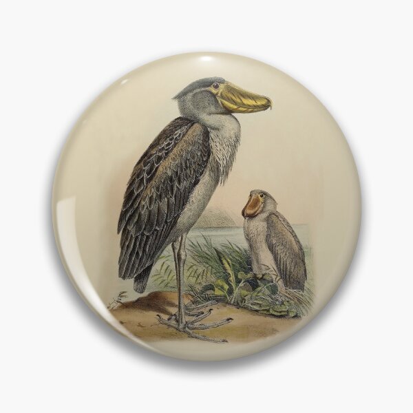 Item preview, Shoebills by J. Wolf for Zoological Society of London designed and sold by TheCurators.