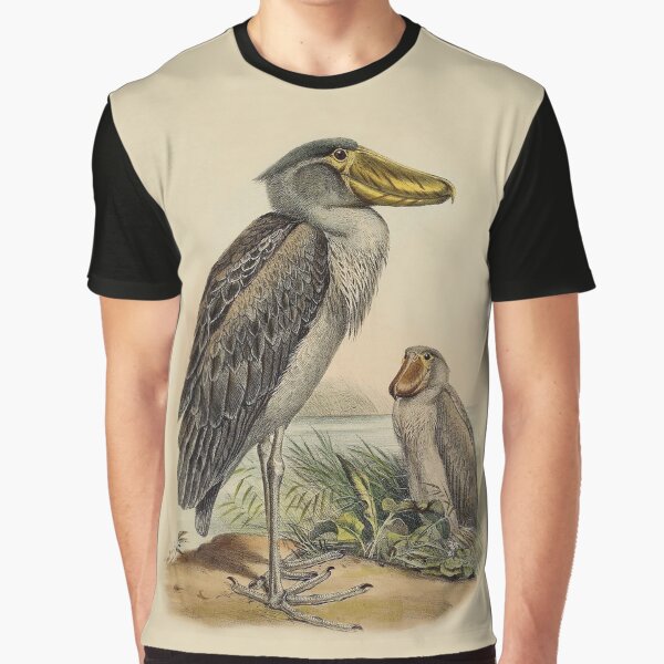 Item preview, Shoebills by J. Wolf for Zoological Society of London designed and sold by TheCurators.