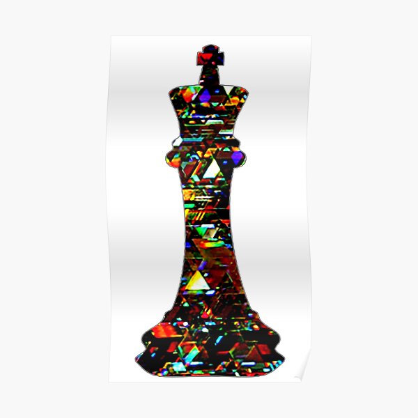 Chess Piece - The King 3 Poster
