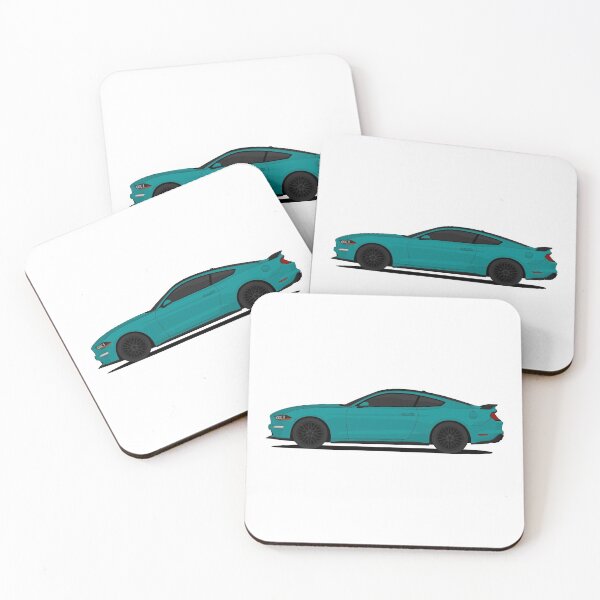 Item preview, Mustang GT Side (TEAL) designed and sold by VenZolic.