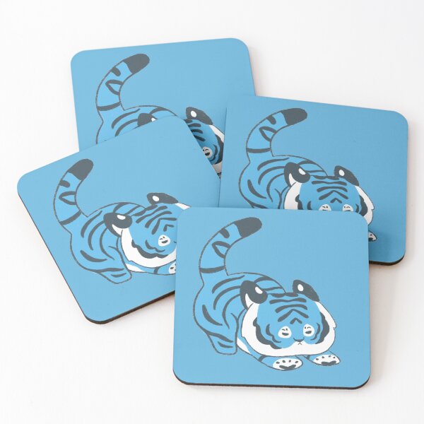Item preview, Blue Sleepy Tiger designed and sold by PastiyemaSells.