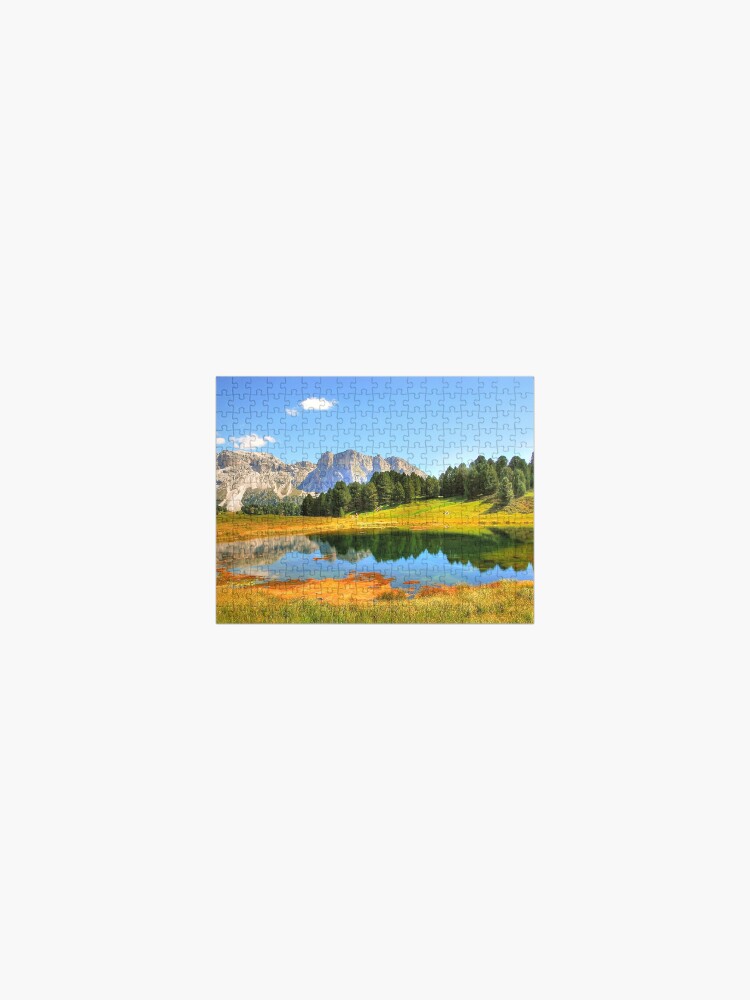 "Lake Mountain Puzzle" Jigsaw Puzzle for Sale by Caregiverology | Redbubble