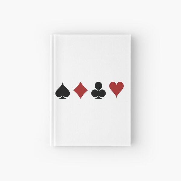 French playing cards Hardcover Journal