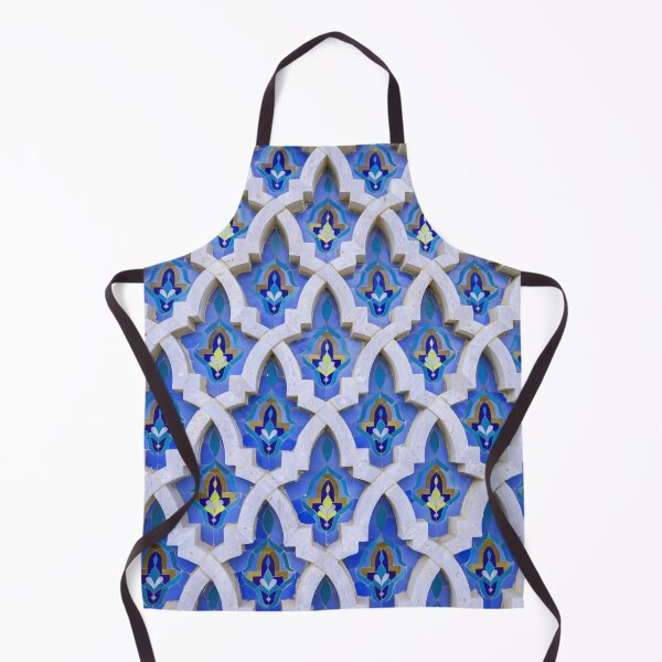 Item preview, Moroccan zellij floor Pattern blue mosaic designed and sold by Medmac's Designs.