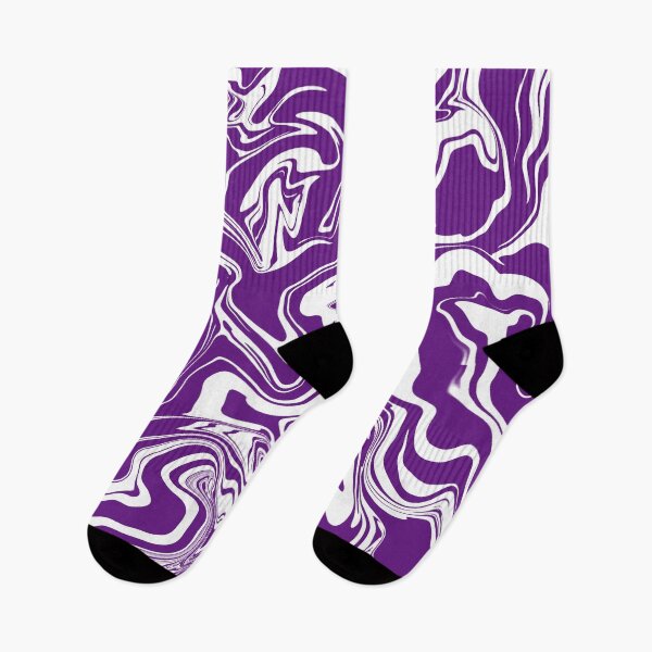 Item preview, Purple and White Oil Spill designed and sold by WildNClassyFun.