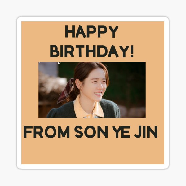 Artikel-Vorschau von Alles Gute zum Geburtstag von Sohn Ye Jin, designt und verkauft von kpopkdramamerch.