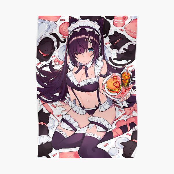 Neko maid girl Poster