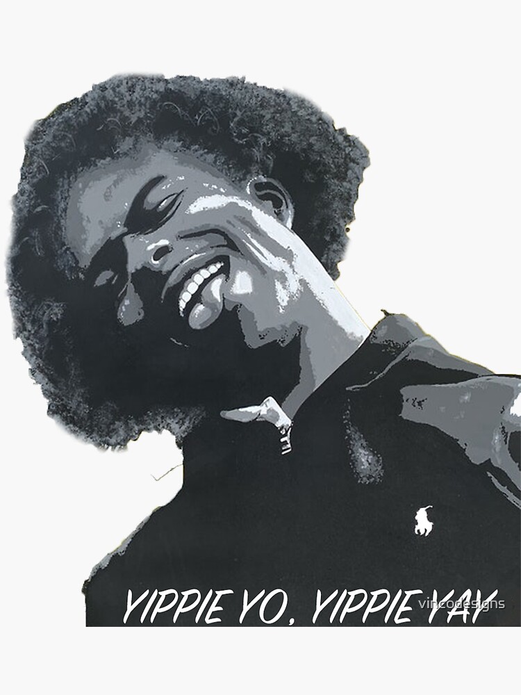 "Gambi Singer Custom Artwork Yippie yo Yippie yay" Sticker for Sale by