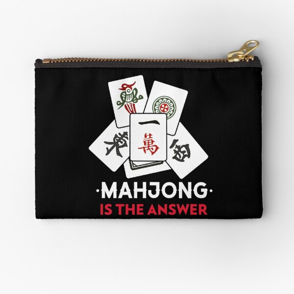 Mahjong is the Answer Zipper Pouch