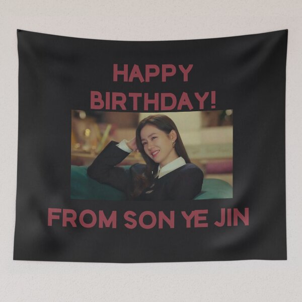 Item preview, Happy Birthday From Son Ye Jin  designed and sold by kpopkdramamerch.