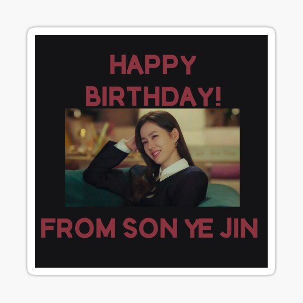 Artikel-Vorschau von Alles Gute zum Geburtstag von Sohn Ye Jin, designt und verkauft von kpopkdramamerch.