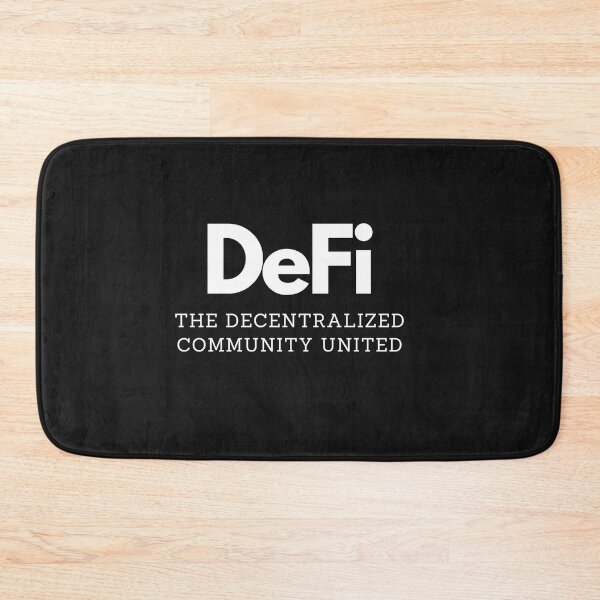 Item preview, DeFi - The Decentralized Community United designed and sold by Cryptohaven.