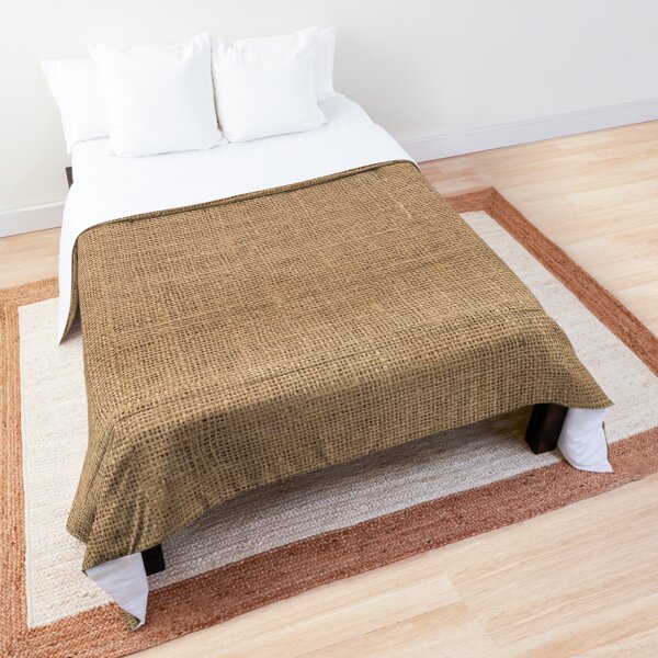 Burlap Comforter