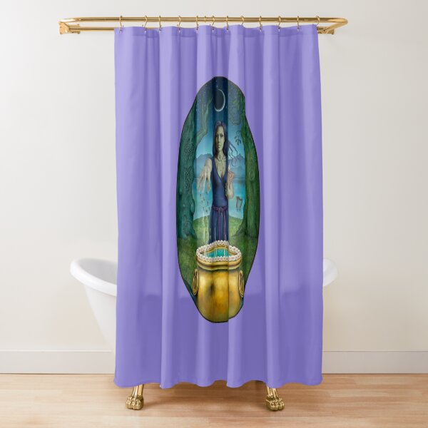 High Priestess from the Celtic Tarot Shower Curtain