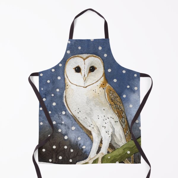 Item preview, Barn owl in winter designed and sold by hollywutz.