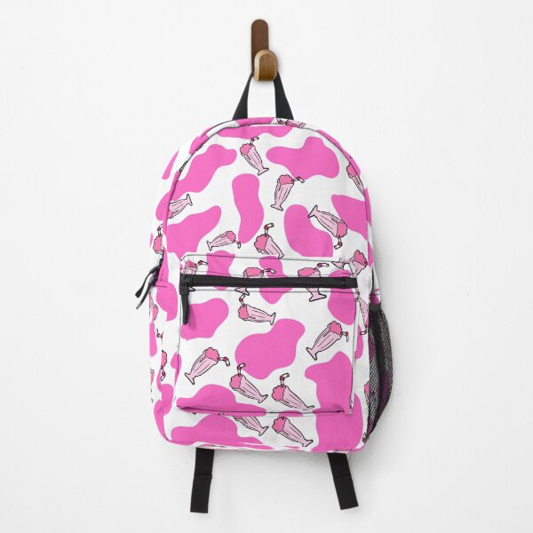Item preview, Strawberry cow pattern with pink milkshakes designed and sold by garhoud.