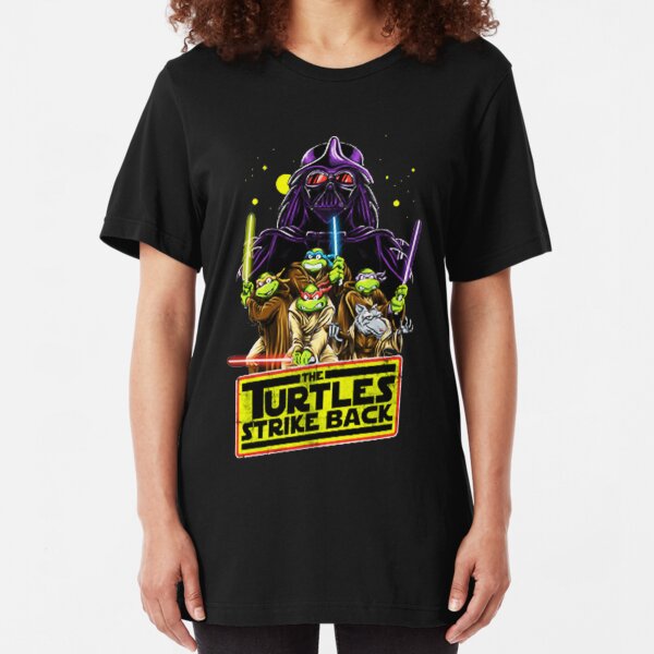 Turtles Strike Back Slim Fit T-Shirt