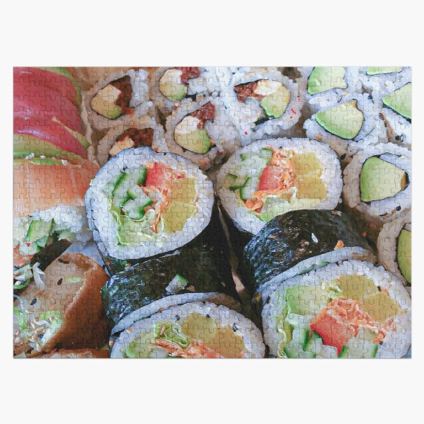 Foods of Japan 500 Piece Sushi Jigsaw Puzzle Complete