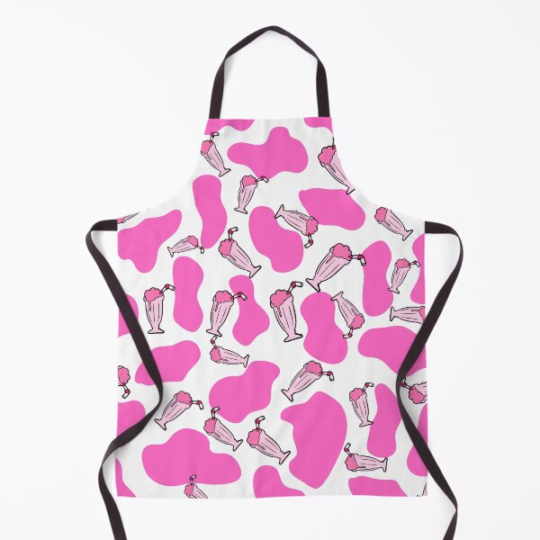 Item preview, Strawberry cow pattern with pink milkshakes designed and sold by garhoud.