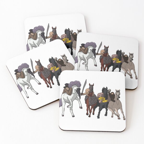 Item preview, Four Horsesloths of the Apocalypse  designed and sold by MontiPaints.