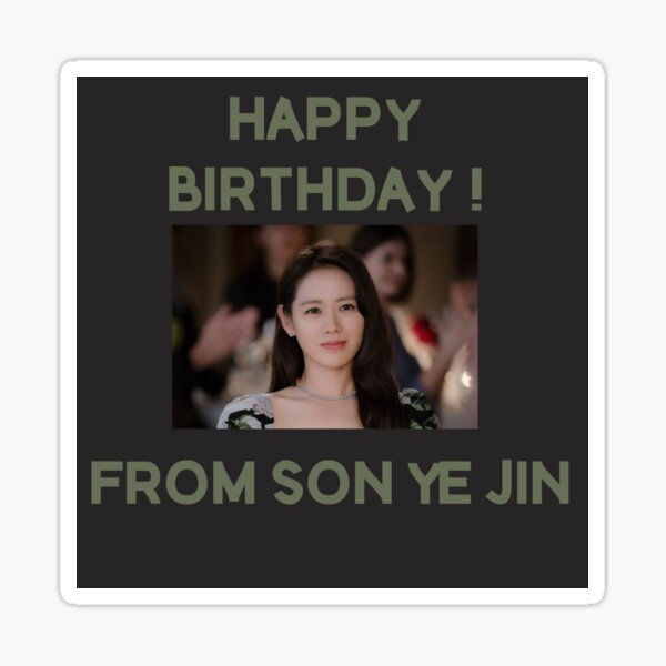Artikel-Vorschau von Alles Gute zum Geburtstag von Sohn Ye Jin, designt und verkauft von kpopkdramamerch.