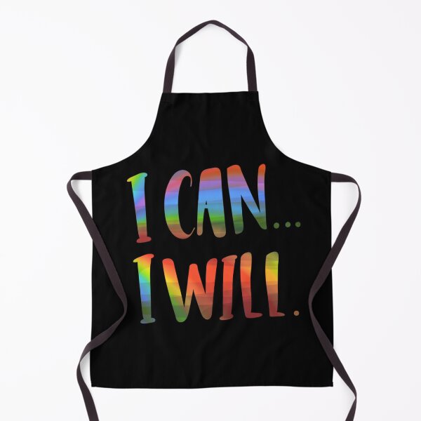 Item preview, I Can I Will inspirational quote designed and sold by PurpleJelly.