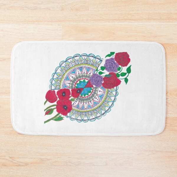 Item preview, Poppy and Roses Mandala designed and sold by KStevensonart.