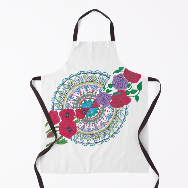 Item preview, Poppy and Roses Mandala designed and sold by KStevensonart.