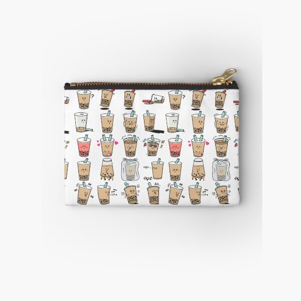 Item preview, Boba Tea happy print  designed and sold by Coffee &  Fashion.