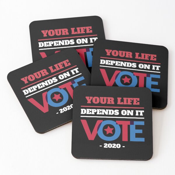 Item preview, Vote your life depends on it designed and sold by Echo Dusk.