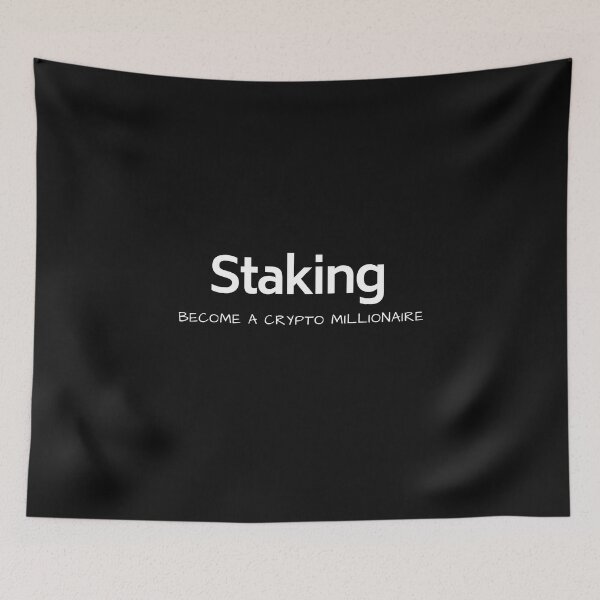 Item preview, Staking - Become a Crypto Millionaire designed and sold by Cryptohaven.
