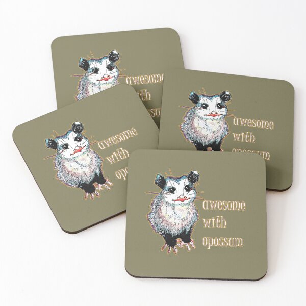 Item preview, Awesome with opossum designed and sold by PeLari.