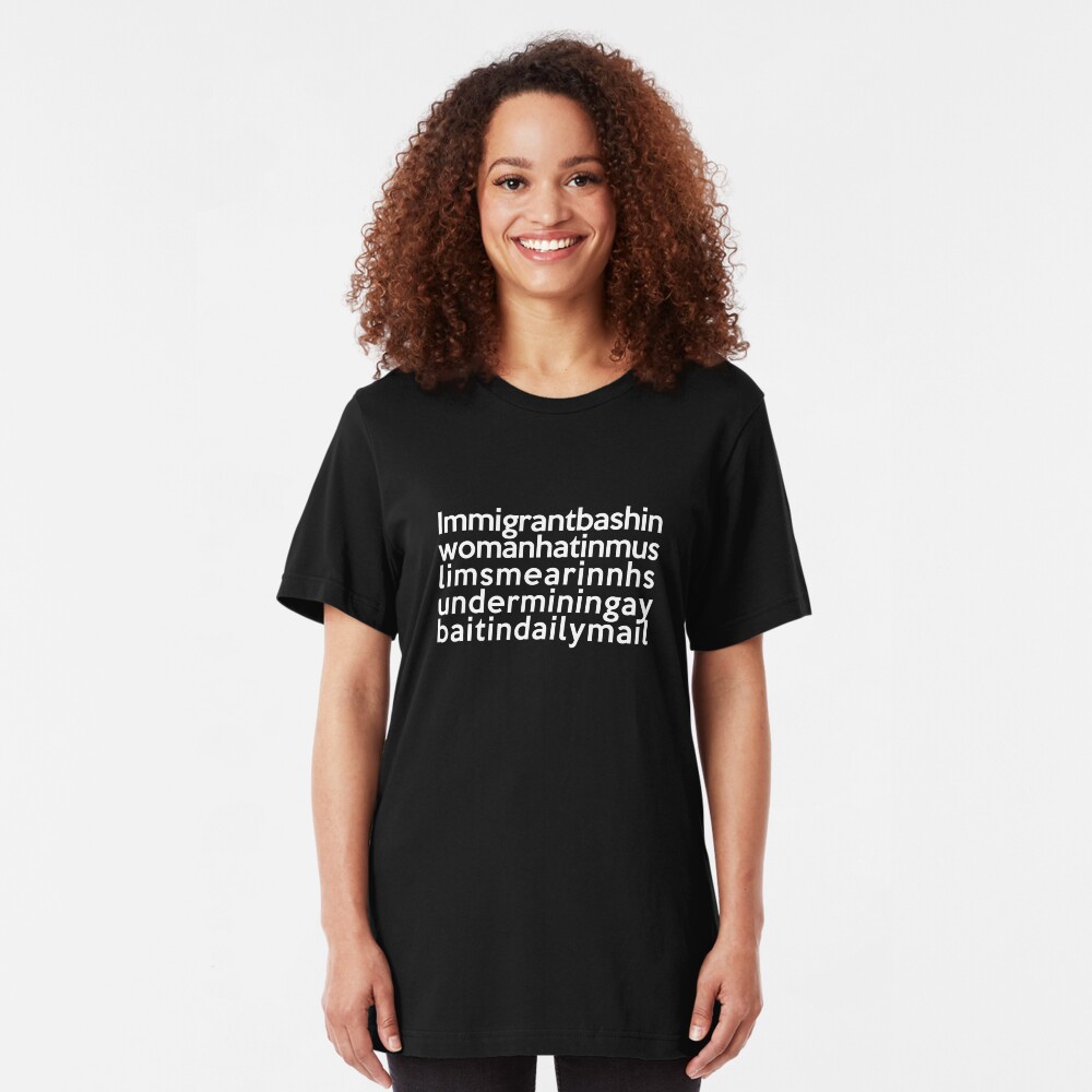 Pepsi-inspired t-shirt, with quote courtesy of Mehdi Hasan on BBC Question Time Slim Fit T-Shirt