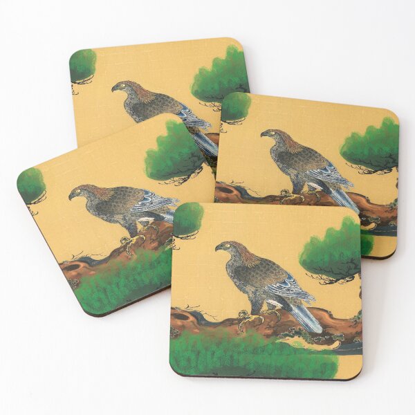 Item preview, Vintage Painting - Pine and Eagle  by Kanu Tanyu 1602-1674 designed and sold by IslandArt.